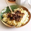 ｋｏｕｋｉ⭐'s cooksnap of when they made 辛ラーメンde汁なし具のせ麺.