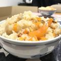 ケロんちょ's cooksnap of when they made ホタテのヒモで炊き込みご飯☆.