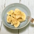 おはなすき's cooksnap of when they made ☆バナナの白ごま和え☆.