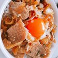 クックGO9GSR☆'s cooksnap of when they made 漬け込んでつゆだく☆豚肉のスタミナ丼.