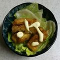 クックGB6431☆'s cooksnap of when they made 照りマヨ厚揚げサラダ.