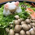 ぽめchan's cooksnap of when they made 可愛いひつじさんの大根おろしアート鍋♪.