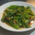 CLULU's cooksnap of when they made 小松菜で空芯菜の炒め物風.