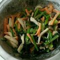 kumicyoo's cooksnap of when they made 小松菜としめじ★ピーナツバター和え.