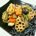 ♡мiчаⅵ♡⋆'s cooksnap of when they made れんこん 飾り切り.