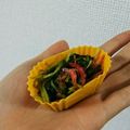 elyse's cooksnap of when they made お弁当にも。豆苗とさくらえびのおひたし.