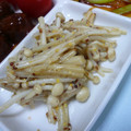 しゅんぺいのママ's cooksnap of when they made ●エノキだけのマスタードバター炒め●.