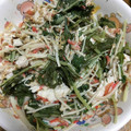 クック9P6O5D☆'s cooksnap of when they made 水菜とえのきのごまマヨサラダ【作り置き】.