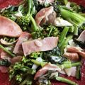 Ikuzmama's cooksnap of when they made ムネ肉とブロッコリーほうれん草のマヨ炒め.