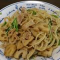 せつせつせつ's cooksnap of when they made ベーコンとレンコンのスパゲティ.