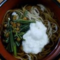 りったんー's cooksnap of when they made 山菜なめことろろ茶そば.