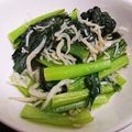 ちい19ゆ5's cooksnap of when they made 小松菜じゃこ炒め.