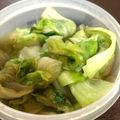 231なっち's cooksnap of when they made 水なし☆　レタスの煮びたし.