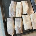 Ruriluru's cooksnap of when they made 余った餃子の皮で手抜き春巻き.