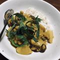 kyle2212's cooksnap of when they made やさしい大根の和風ココナツカレー.