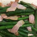 itm☆'s cooksnap of when they made いんげんとベーコンの炒め物.