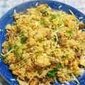 ♪みか②♪'s cooksnap of when they made 創味シャンタンで水菜と焼豚焼飯！簡単炒飯.
