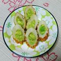 ＊れいぴん＊'s cooksnap of when they made 簡単☆ちくわのアボカド ディップ 詰め♡.