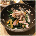 nakamucchi's cooksnap of when they made ほうれん草とハムのおかか白だし和え.