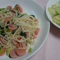 amika_box's cooksnap of when they made ベーコンとほうれん草の和風パスタ❤.