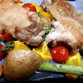 クック3P6LZA☆'s cooksnap of when they made 鶏肉（鴨肉）と新じゃがのオーブン焼き.