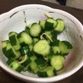 みぃこm's cooksnap of when they made きゅうりのサッパリ白だし漬け♪.