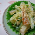 ちっち♡'s cooksnap of when they made ちくわ＆きゅうりのマヨネーズ和え.