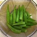 mycooknote's cooksnap of when they made オクラの茹で方.
