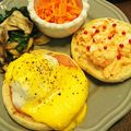 Meguminomy's cooksnap of when they made おうちで作れる絶品エッグベネディクト.