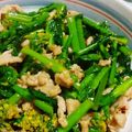 クック64OY6U☆'s cooksnap of when they made 菜の花と牛肉のにんにく炒め【ＪＡ福岡市】.