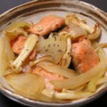 みきんこと神威's cooksnap of when they made 鮭とキノコの炒め物.