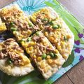 ak1299's cooksnap of when they made HB使用☆残りご飯で！ピザ生地.