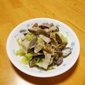 ドルフィンサーモン's cooksnap of when they made フライパンで。あさりと春キャベツの酒蒸し.