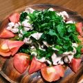麻's cooksnap of when they made ミツバたっぷり豚しゃぶサラダ.