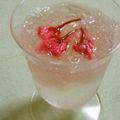shimaru's cooksnap of when they made 雨女考案！おうちdeできるお花見ドリンク.