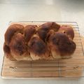 wkktkhs's cooksnap of when they made ブドウパン☆クルミパン.