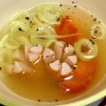 梅乃花おり's cooksnap of when they made 忙しい朝に！簡単ウインナースープをどうぞ.