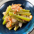 tgkachikun's cooksnap of when they made フキとじゃこ天の煮物.