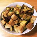 にゃんちうさん's cooksnap of when they made さつまいもと高野豆腐の甘辛炒め.