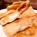 ｱｲﾊﾅ's cooksnap of when they made トースターで！油揚げの餅チーズキムチ焼き.