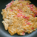 さん屁ぇです's cooksnap of when they made 具はえのきだけですが何か？？お好み焼風⑦.