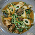 εちびにゃん's cooksnap of when they made 水菜と鯖缶の炒めもの.