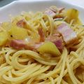 コジエミ's cooksnap of when they made 簡単☆さつまいもとベーコンのパスタ☆.