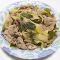クックLIB7A7☆'s cooksnap of when they made 豚コマとタケノコとネギの甘辛炒め.