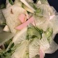 todachima's cooksnap of when they made 大根・キュウリ・ハムのサラダ♪.