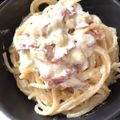 クックUVUMQX☆'s cooksnap of when they made 全卵で♡クリームたっぷり濃厚カルボナーラ.