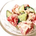 R★Hママ♥'s cooksnap of when they made トマトとキュウリとツナの簡単サラダ☆.