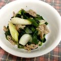 いちごスロータクシー's cooksnap of when they made 葉たまねぎと豚肉のシンプル炒め♪.