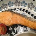 パフェうさこ♪'s cooksnap of when they made 簡単トースターで鮭焼ふっくら皮もパリパリ.