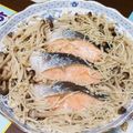 こともみ's cooksnap of when they made レンジで蒸し物♪鮭の簡単ポン酢蒸し.